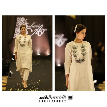 Kurung kuno dalam fabrik linen